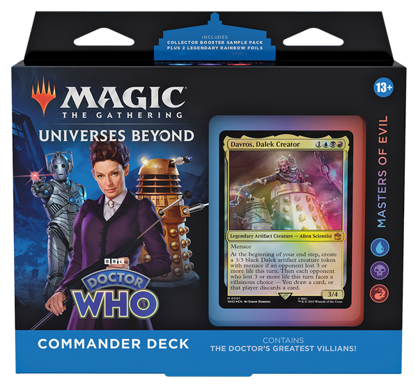 Doctor Who Masters of Evil Commander Deck